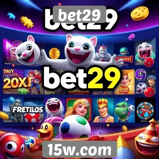 Variedade de jogos oferecidos pela plataforma bet29